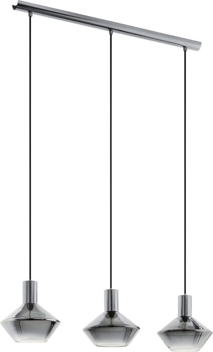EGLO 97424 hangende plafondverlichting Harde montage Nikkel E27 60 W A,A+,A++,B,C,D,E