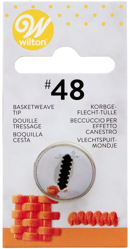Wilton Spuitmondje - #048 Basketweave - Garneerspuit voor Taartdecoratie