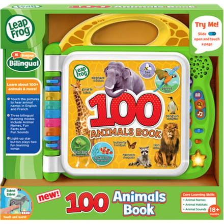 LeapFrog 100 Dieren Interactief Educatief Leerboek