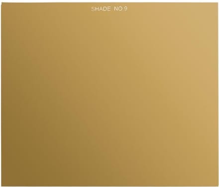 Laslens Shade 9 - 4,5" x 5,25" - Gelaagd Glas voor Lashelm
