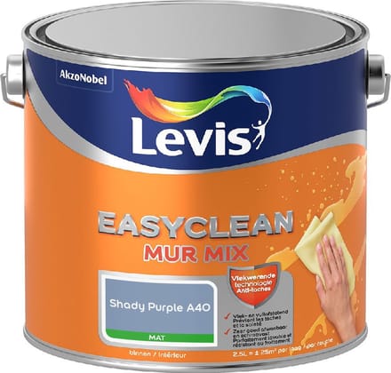 Levis - Easyclean Mur Mat Mix - Shady Purple A40 - Mengverf - 2,5 L