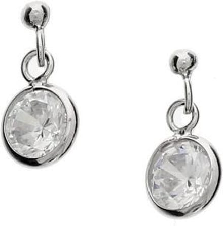 TFT Oorhangers Zirkonia Zilver Gerhodineerd Glanzend