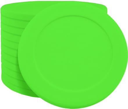 CombiCraft Blanco Plastic Pokermunten Ø40mm Neongroen - 100 stuks