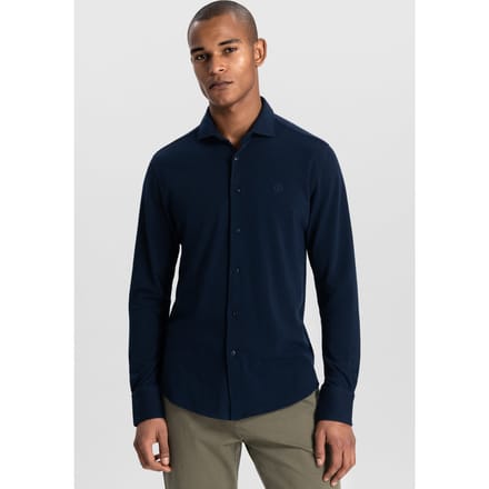 Dstrezzed Kite Dk. Navy Taglia: S | Camicie Casual Outlet | Uomo | Blu