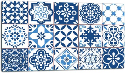 TMK ArtDeko - Snijplank van Glas - 52x30cm - Mozaïek Ontwerp