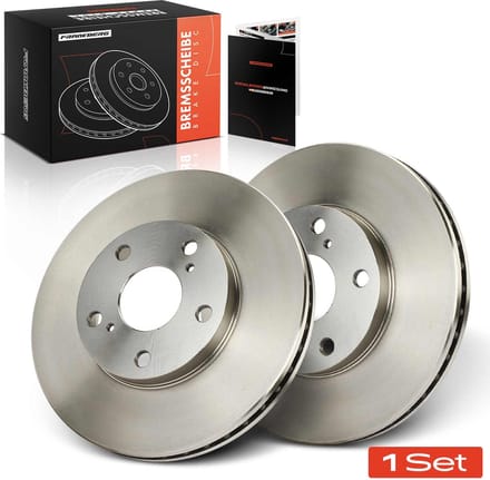 Frankberg 2x Remschijven Vooras voor Benz Vario Kipper B667 B668 B670