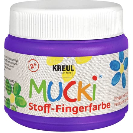 MUCKI-stof-Vingerverf, 150 ml - Violet