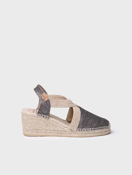 Glanzende veganistische espadrilles voor dames | TRITON