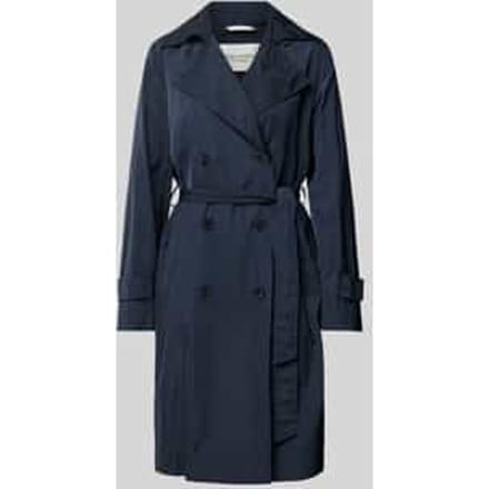 Trenchcoat met platte kraag