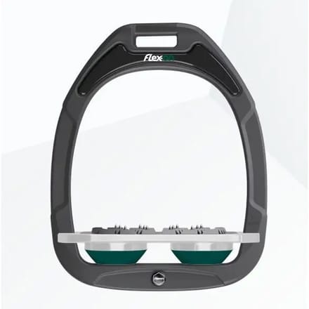 Platte Ultra Grip Beugels Antraciet/Grijs/Groen Flex-On Green Composite