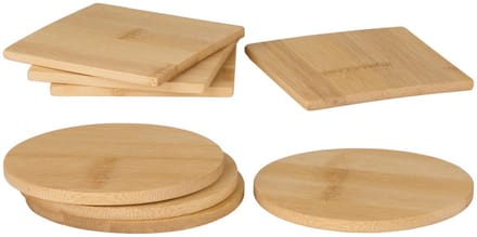 alpina Bamboe Onderzetters 4-Delig