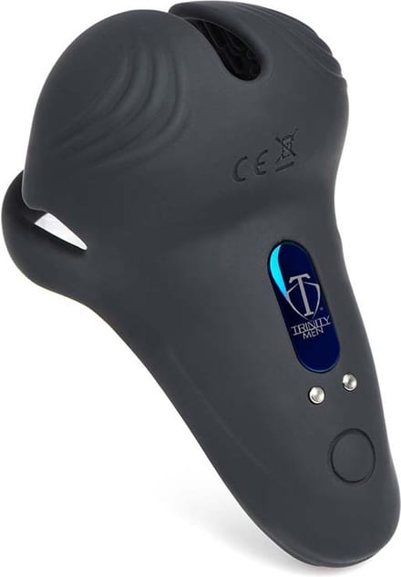 Master Series - 10X Silicone Cock & Ball Ring met Perineum Stimulator & afstandsbediening