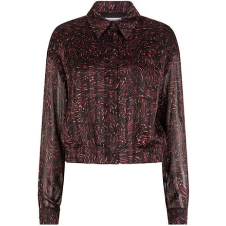 Lofty Manner Blouse Blouse Astrid Swirl Print Dames Maat - L