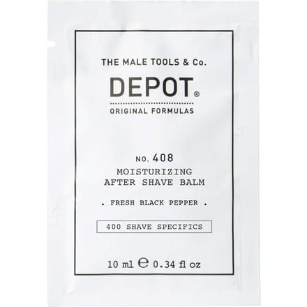 Depot, 400 Scheer Specifieke Items Nee. 408, Verse Zwarte Peper, Hydraterend, Aftershave Balsem, 10 ml