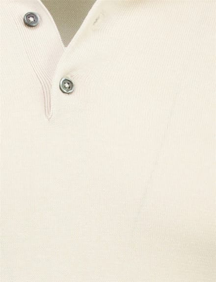 Born With Appetite poloshirt korte mouw beige