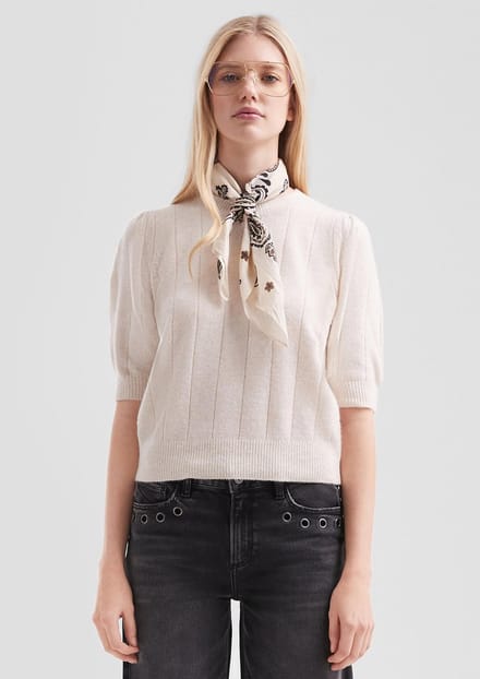 Classic Knit Pullover Dames QS