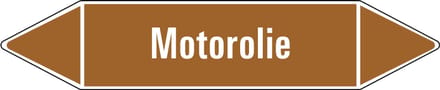 Motorolie leidingmarkering op vel 75 x 17 mm - 8 per vel