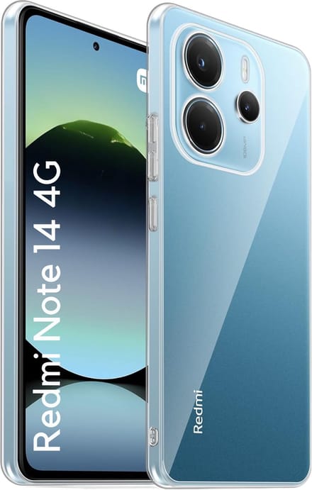 Hoesje voor Xiaomi Redmi Note 14 4G (Global Version) backcover Shockproof siliconen Transparant