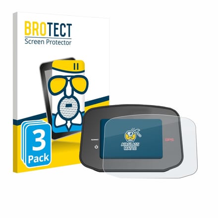 BROTECT - Screenprotector voor PowaKaddy CT8 GPS - Folie Beschermfolie Beschermglas matte 3 Stuks