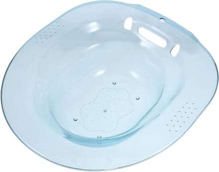 Zitbad Basin - Postpartum Kom - Persoonlijke Hygiëne - Antislip Ontwerp - 395 x 365 cm - Blauw