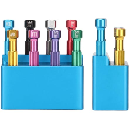 8 pièces Tournevis pour Implants Acier Inoxydable Ergonomique Ensemble de Tournevis à Vis pour Implants Dentaires pour Dentiste bleu