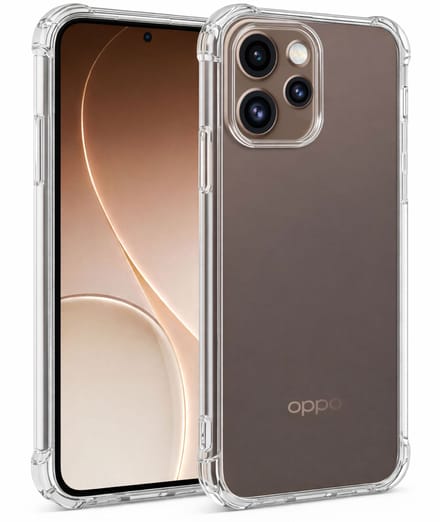 TechNow Hoesje geschikt voor OPPO Reno 15 Hoesje Screenprotector - Extreme Shock Case – Case Transparant