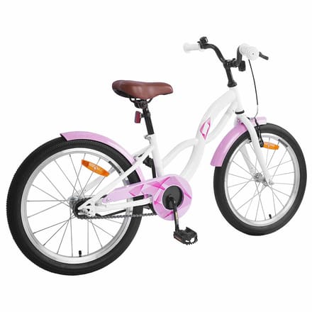 vidaXL - Kinderfiets - 20 - Inch - voor - 6-11 - jaar - oud - Wit
