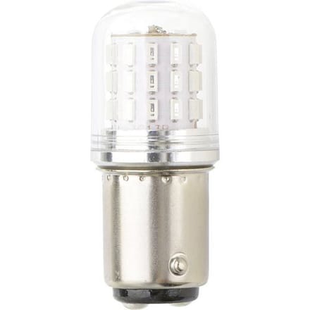 TRU COMPONENTS TC-13776188 LED-signaallamp Groen BA15d 10 V/DC, 30 V/DC 250 lm