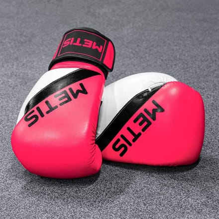 Bokshandschoenen - Vechtsport handschoenen - Training en Sparring - Verstelbare Pasvorm - 12 oz - Roze