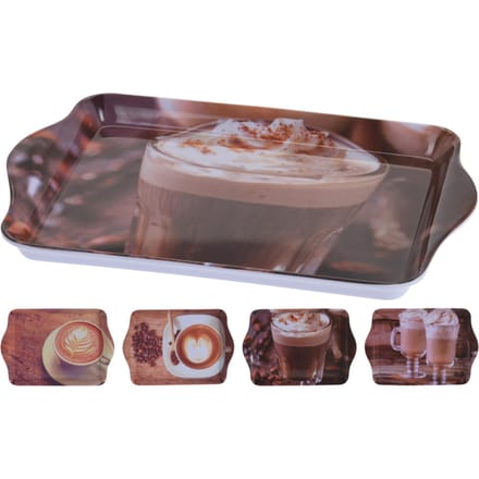 Dienblad melamine 210x143mm 4 assorti