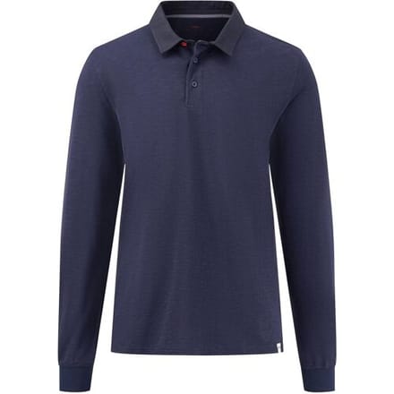 Fynch-Hatton Polo Long Sleeve Rugby Slub Navy / male