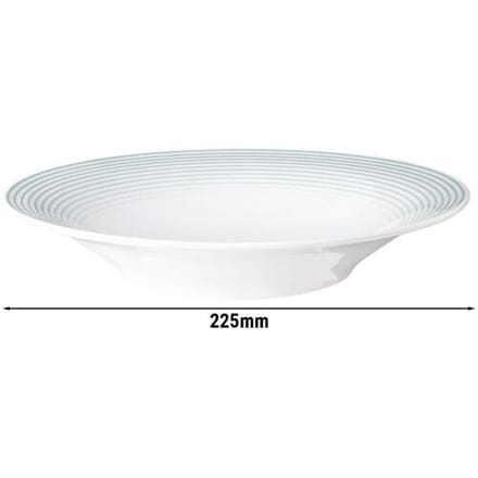 (6 stuks) SELTMANN WEIDEN Bord - diep - Ø 230mm - Arctisch blauw