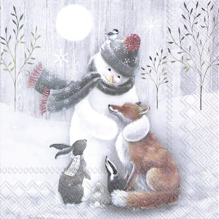 Lunch servetten - Frosty hug
