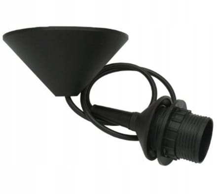 SMX Design - Elektrische Lampfitting - E27 - Decoratief - Inclusief Kabel en Plafondkap