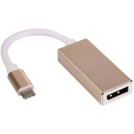 Akyga AK-AD-56 USB-C Adapter [1x USB-C stekker - 1x DisplayPort stekker] 4K UHD 15 cm