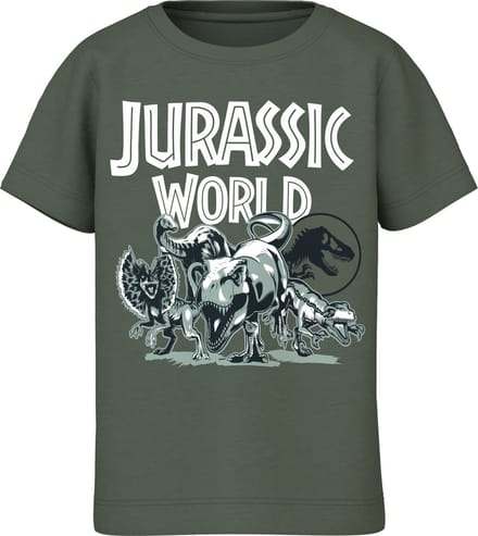 NAME IT - TKMPIWER JURASSIC SS TOP NOOS SKY - Jongens - Lange mouwen shirts