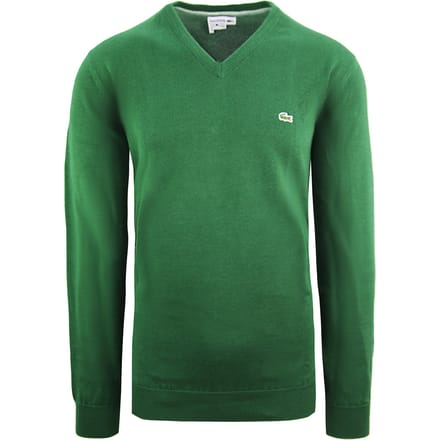 Lacoste Katoenen Heren Trui Groen