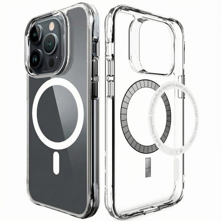 imoshion Hoesje - Geschikt voor iPhone 14 Pro Max - geschikt voor MagSafe case - Transparant
