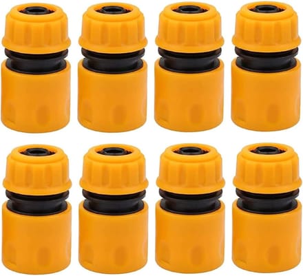 Set van 8 Tuinslang Koppelingen - Snelle Slangconnector voor Waterkraan en Tuinslang Verbinding