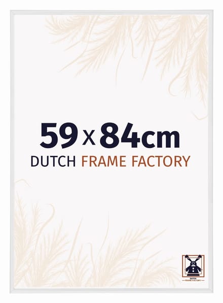 Fotolijst 59x84 cm - Kunststof - Wit Hoogglans - Angers