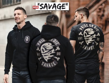 Hoodie PRiDEorDiE SAVAGE Zwart - S