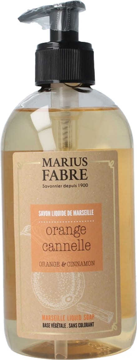 Marius Fabre Zeep sinaasappel-kaneel met pomp 400 Milliliter