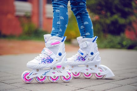 RAVEN Meia 3w1 Inline Skates/Schoenen, Maat 35-39, LED Wiel