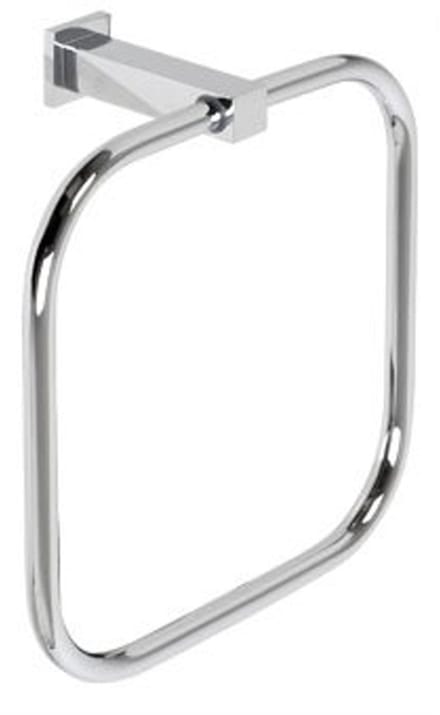 Plieger Cube handdoekring chroom