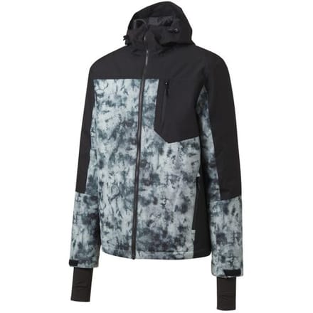 CRIVIT Heren ski-jas Classic (Zwart/print, M (48/50))