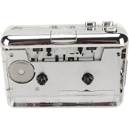 Cassette naar MP3 Converter Retro HiFi Stereo Geluid USB Cassettespeler met Transparante Behuizing