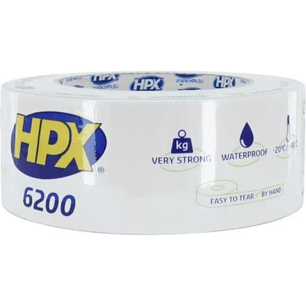 Pantsertape - wit 48mm x 25m