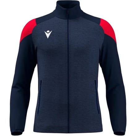 Macron Glory Vanir Top Full Zip Heren - Marine / Rood | Maat: 3XL