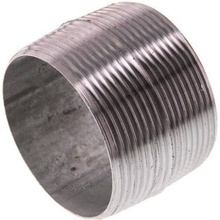 R 2'' Verzinkt Stalen Dubbele Pijpnippel 50 Bar DIN 2982 - 40mm