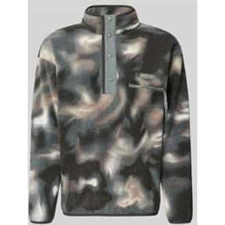 Fleecepullover met labelpatch model 'HELVETIA'